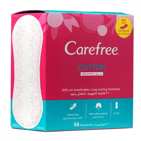 كير فري فوط نسائية بدون عطر 56 فوطة