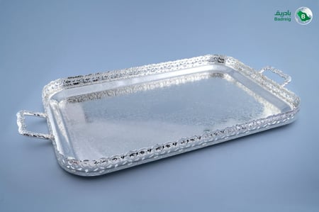 صينية تقديم بشفة عالية م/كبير كوين آن انجليزي 62*34 سم