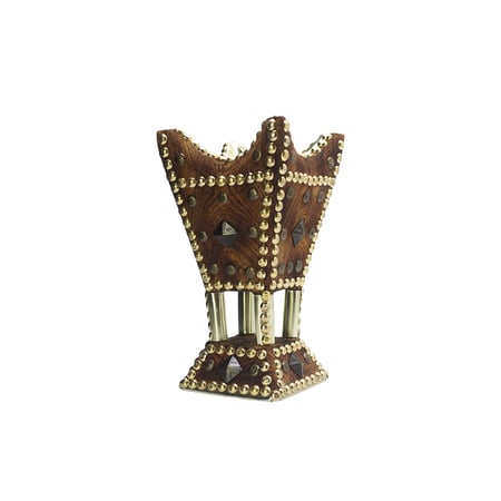 مدخن كلاسيكي لون غامق  مقاس ٢٤ سم