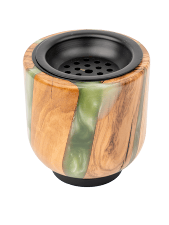 مبخرة رزين دائرية  زيتي