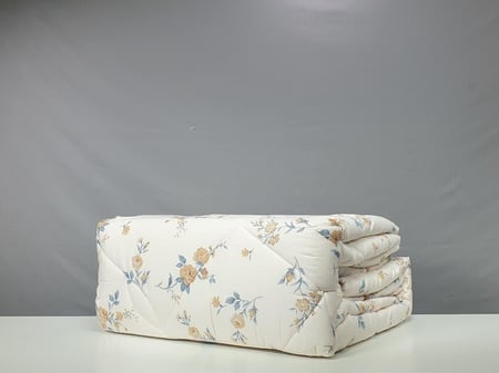 مفرش ريتان مشجر قطن 100% صيفي مفرد ونصف