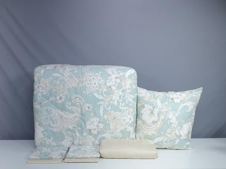 مفرش جودي مشجر 8 قطع قطن 100% صيفي مزدوج