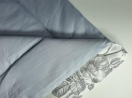 مفرش تولين مشجر قطن 100% صيفي مفرد ونصف