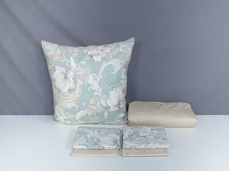 مفرش جودي مشجر 8 قطع قطن 100% صيفي مزدوج