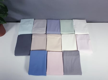 غطاء مخدات قطن 100% مكون من قطعتين cm 50*90