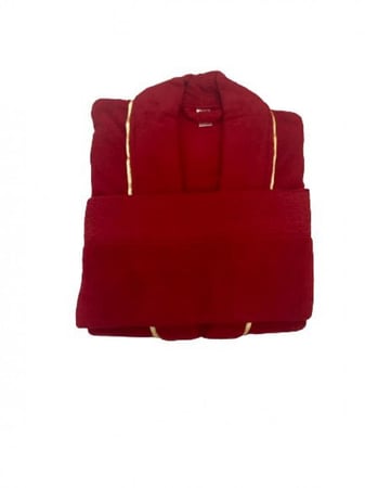 روب حمام مع منشفة رأس قطن 100%