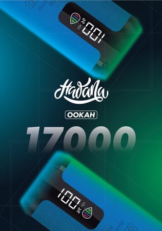 شيشة هوانا بلوبيري ايس 17K موش HAOANA 17K