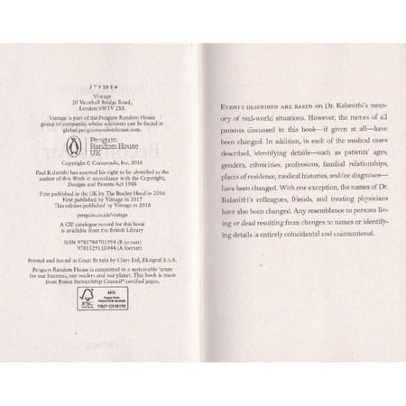 كتاب When Breath Becomes Air