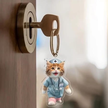علاقة مفاتيح بتصميم قطط طبية