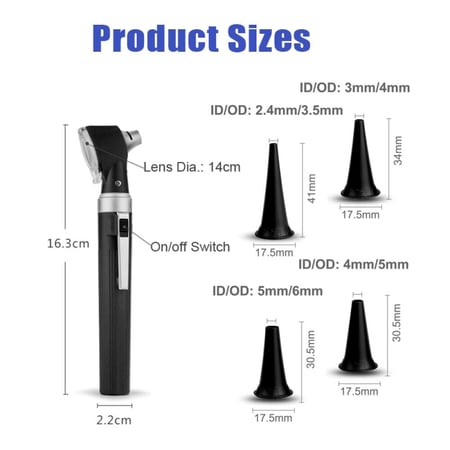 منظار فحص الأذن - اوتوسكوب - otoscope