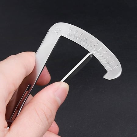 مسطرة قياس شمع نحت الأسنان