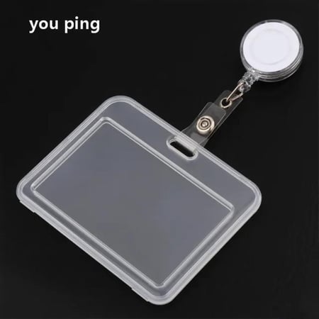 حامل البطاقة ID شفاف