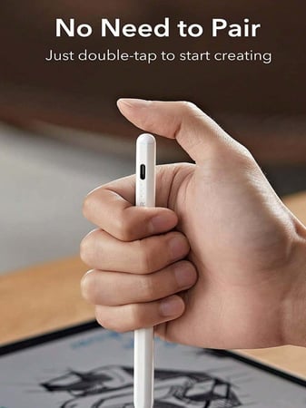 قلم ايباد - قلم ابل ستايلس يدعم راحة اليد متوافق مع إصدارات ايباد ابل 2018-2023 - قلم ايباد اير - قلم ايباد برو - الجيل العاشر - التاسع