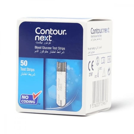 شرائط قياس السكر كونتور نيكست
