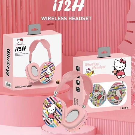 ماركة غير محددة - سماعات رأس بلوتوث أطفال i12H - هيل كيتي