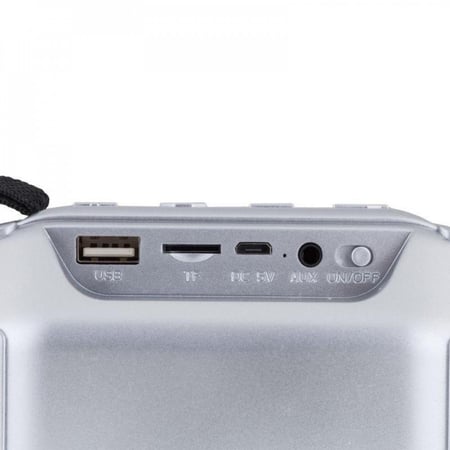 XO-F22 - مكبر صوت بلوتوث محمول رياضي مضيئ - لون رصاصي