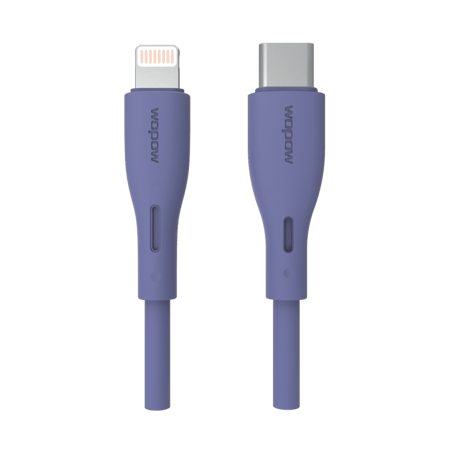 ووبو - كيبل بي دي لايتنينج بطول 1 متر - بنفسجي