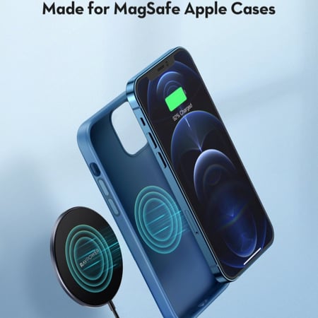 راف باور - شاحن ماج سيف بقوة 15 واط - رصاصي