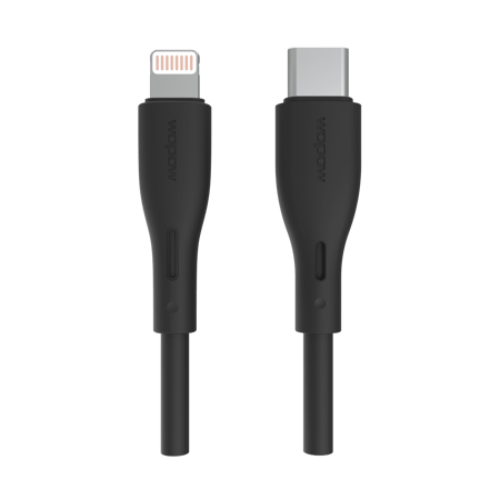 ووبو - كيبل بي دي لايتنينج بطول 1 متر - اسود