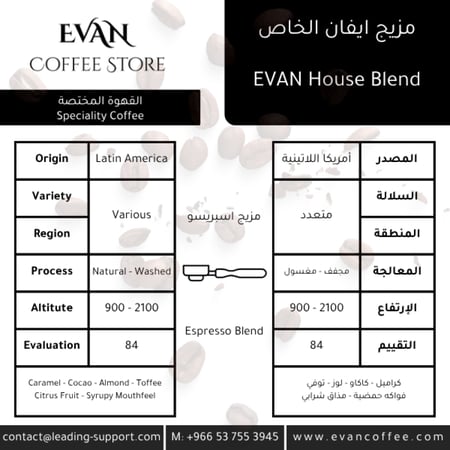 ايفان دو - محصولين قهوة - 250 جرام - من إختيارك