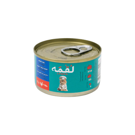 لقمه | طعام القطط بالدجاج وسمك الماكريل بالمرق