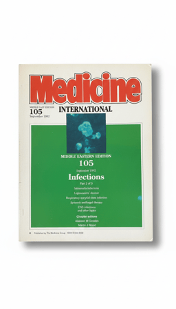 ميديسن إنترناشيونال (Medicine International). العدد 105 سبتمبر 1992م