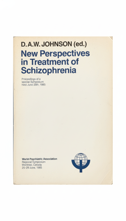 آفاق جديدة في علاج الفصام (New Perspectives in Treatment of Schizophrenia). يونيو 1985م