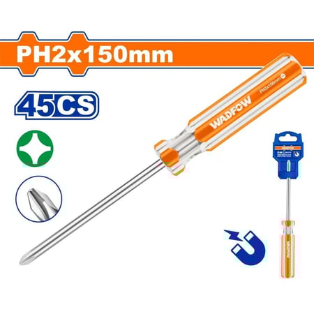 ود فو مفك موديل ياباني يد شفاف 6226