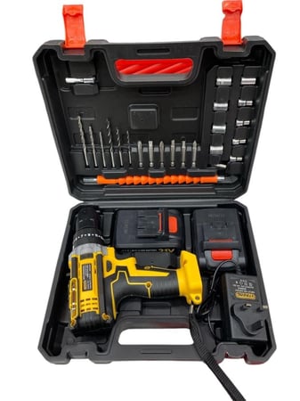 دريل بطاريه 21فولت ستورنج ديفانس مع عده