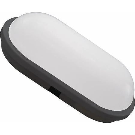 فانوس كشاف رمش اطار اسود لمبه خارجي 20وات اصفر - ابيض