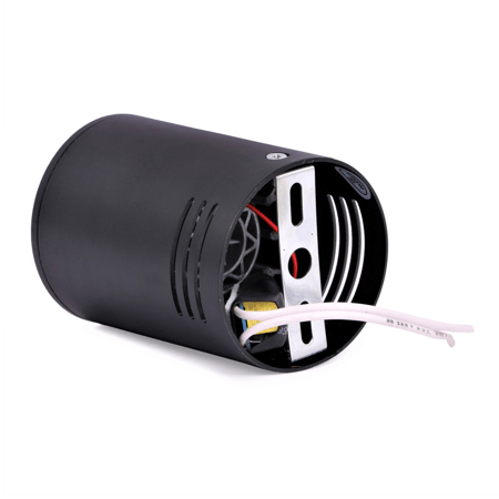 سبوت لايت سلندر 12وات COB مدور اسود ابيض صغير