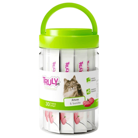 ترولي مكافآت  30 قطعة كريمية بنكهة التونة و البونيتو - 420 جم