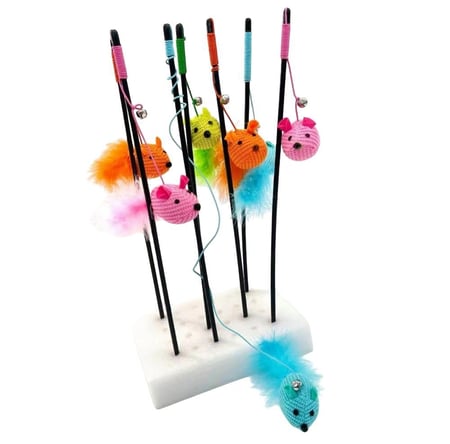 سنارة لعبة قطط اشكال منوعة