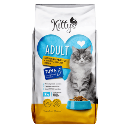كيتيس طعام جاف لتقوية المناعة بالتونة والدجاج للقطط البالغة -  7 كجم