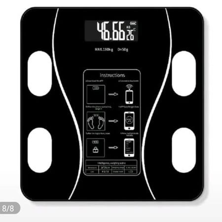 ميزان الكتروني عالي الدقه يقيس نسبة الدهون والكتله العضليه والماء والكثير من الخصائص