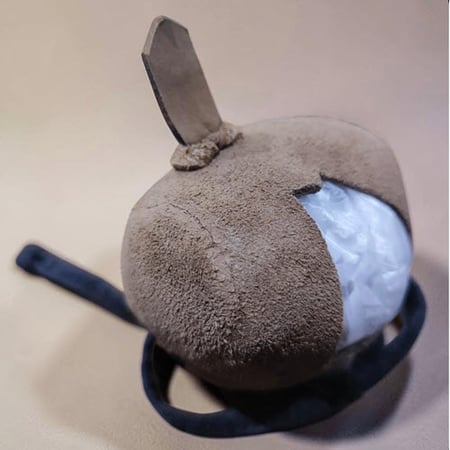 برقع صقر مقاس 2.5 من الجلد الطبيعي صنع باكستان