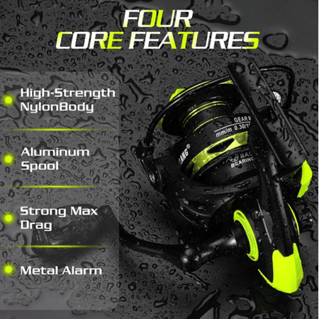 بكرة صيد سوقايلانج للصيد بدون فرملة فائقة الخفة