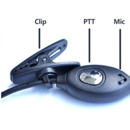 Baofeng UV-5R أصلية سماعة لاسلكية تخاطب UV 5R PTT مع ميكروفون K منفذ سماعة رأس لـ 888S