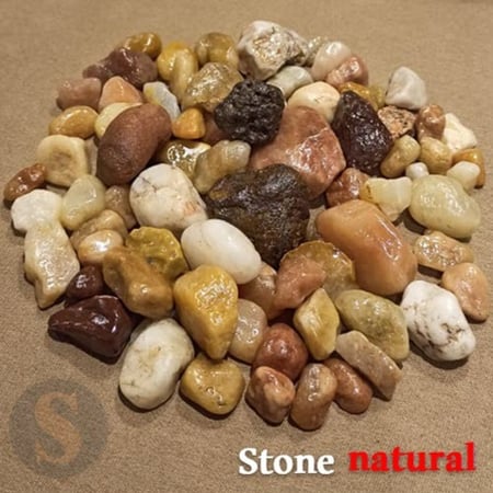 76حجر طبيعي بمحتلف المقاسات للزينة