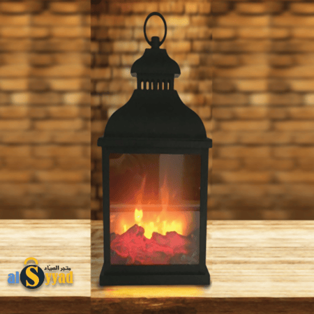 فانوس الحطب لديكور المنزلي