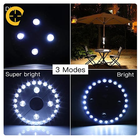 اظاءة الرحلات والتنزه للتعليق الافقي