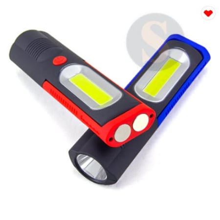 ;كشاف بقاعده  اللون الاحمر والاسود فقط