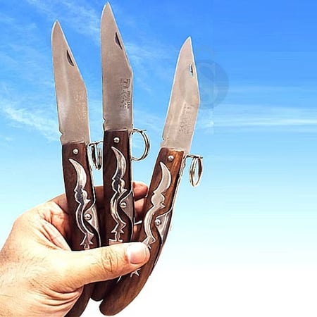 ابو حلقة صناعة باكستانية مقبض خشب