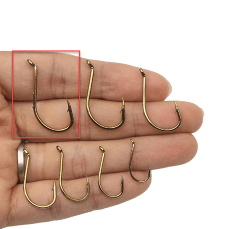 خمسين قطعة من السنانير الذهبية المقاومة للصداء