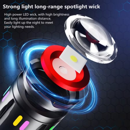 كشاف يدوي من سبائك الالمنيوم PK-5051 فائق الجوده