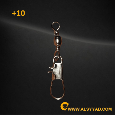 دوار مع مشبك عدد 10 حبات من الفولاذ المقوم للصداء