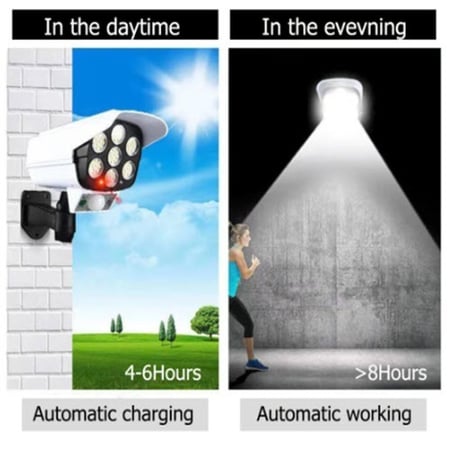 اظاءة استشعار الحركة بالطاقة الشمسية