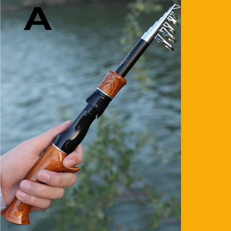 قصبة صيد بالطراز الخشبي المميز صلابه وقوة