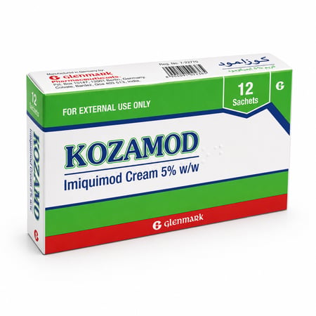 كوزامود 5% كريم 12 كيس