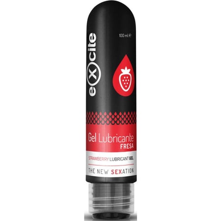 اكزايت مزلق حميمي جل مائي بنكهة الفراولة 100 مل Excite Lubricant Gel With Strawberry Extract